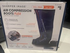 Sharper Image Air Compression Boots Flex Leg Recovery Small-medium