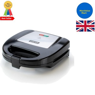 Phoenix 750W Edelstahl Sandwich Toaster - sicher, stilvoll und platzsparend