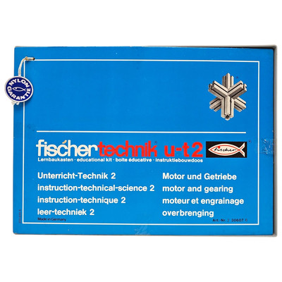 Fischertechnik Baukasten u-t 2 Unterricht Technik Motor und Getriebe Neu 70er 