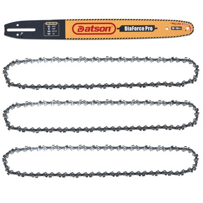 #ad 18quot;Chainsaw Guide Baramp;Chains 62 DL3 8quot;LP050quot;G For HOMELITE d3300 d3350bd3850 $42.99