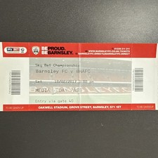 Barnsley v Brighton(SkyBet Championship 2016/17) 18/2/2017 Ticket Media Pass