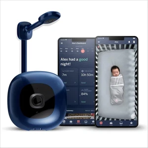 Nanit Pro Monitor Smart Baby Monitor & Wall Mount - Navy - BRAND NEW Sealed