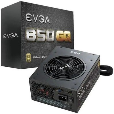 EVGA 850 GQ 80+ GOLD 850W Semi Modular Power Supply - 210-GQ-0850-V1