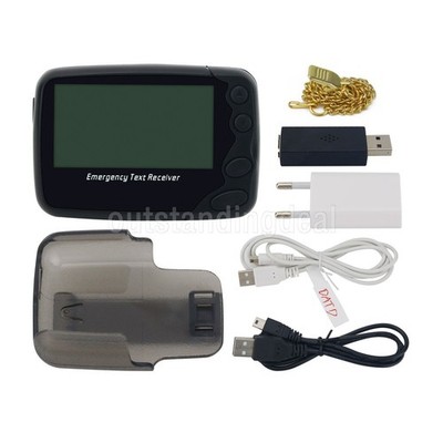 Programmable Alphanumeric Pager POCSAG Pager Emergency Text Receiver Kit ot25 *c