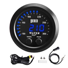 ZHSYMX Universal 52mm Water Temperature Gauge with Alarm and 1/8 Npt Sensor C...