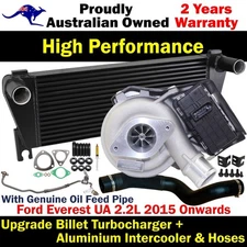 Billet Turbor&Intercooler+Hoses&Oil Feed Pipe For Ford Everest UA 2.2L