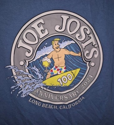 Joe Jost's Jost Dive Bar Long Beach California Surfing surf board T Shirt M
