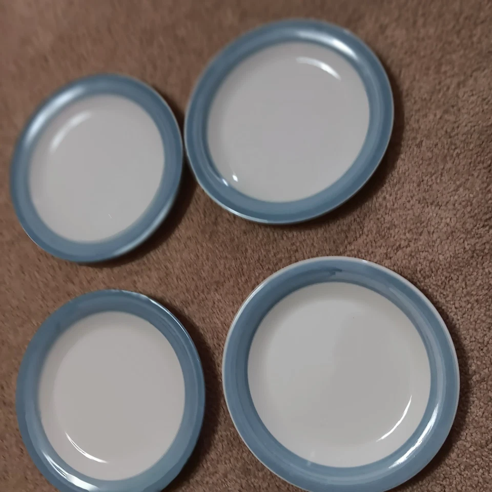 лот из 4 фарфоровых тарелок gibson 7 дюймов для посудомоечной машины микроволновой печи безопасный  - Изображение 4 из 4