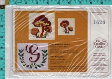 "Monogram" The Creative Circle Counted Cross Stitch on Waste Canvas 1628 Repack