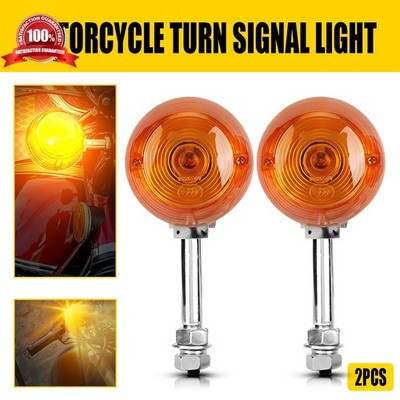 2PCS Motorcycle Turn Signal Light Lamp Amber For Kawasaki Ninja ZX6R 2000-2024