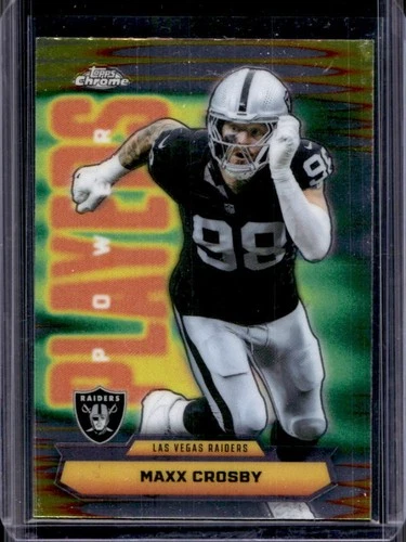 2025 Topps Chrome Maxx Crosby Base (RAW)