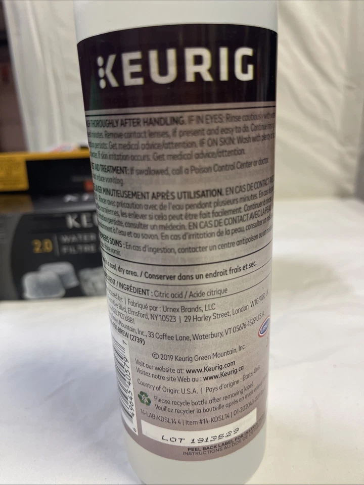 Solução de descalcificação KEURIG - Imagem 4 de 4