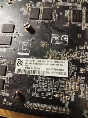 XFX HD-657X-ZNH3 V2.0, AMD Radeon HD 6570, 1 GB, DDR3, 1x DVI, HDMI, Vga