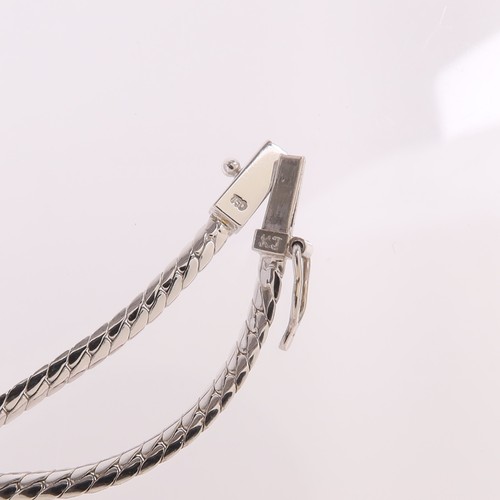 JEWELRY Diamond Necklace 18K White Gold - Picture 6 of 7