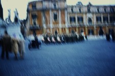 c1950's Ektachrome 35mm Slide Rome Italy Palazzo della Consulta Parade Building