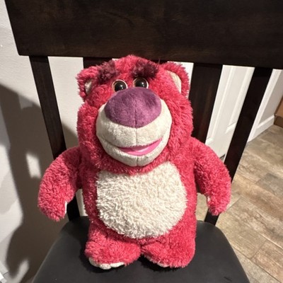 Thinkway Toys Toy Story Lots-O'-Huggin' Bear Plush Pink White Medium 14-24 in