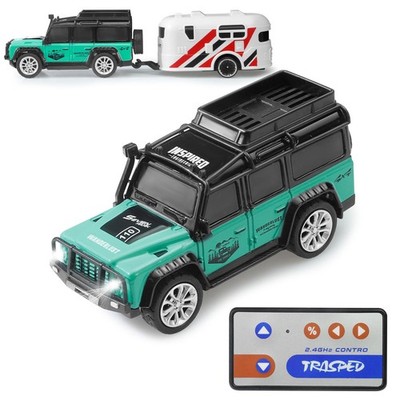 Alloy Off-Road Mini RC Monster Truck   1:64 Scale Remote Control Car