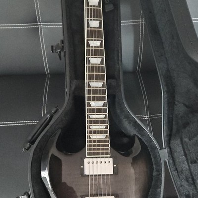 Gibson SG Modern Guitar Solid Body Trans Black Fade with Hard Case