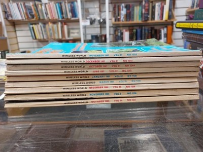 Wireless World Magazine Bundle 9 Issues 1980s 