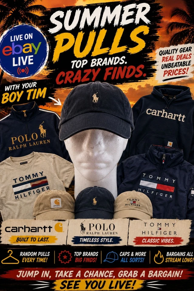 Carhartt, Polo Ralph Lauren, Tommy Hilfiger, FRESH STOCK, SAME OLD BARGAINS