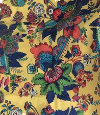 World Market Outdoor Umbrella Tablecloth EUC Polyester Hook & Loop Opening 60x90