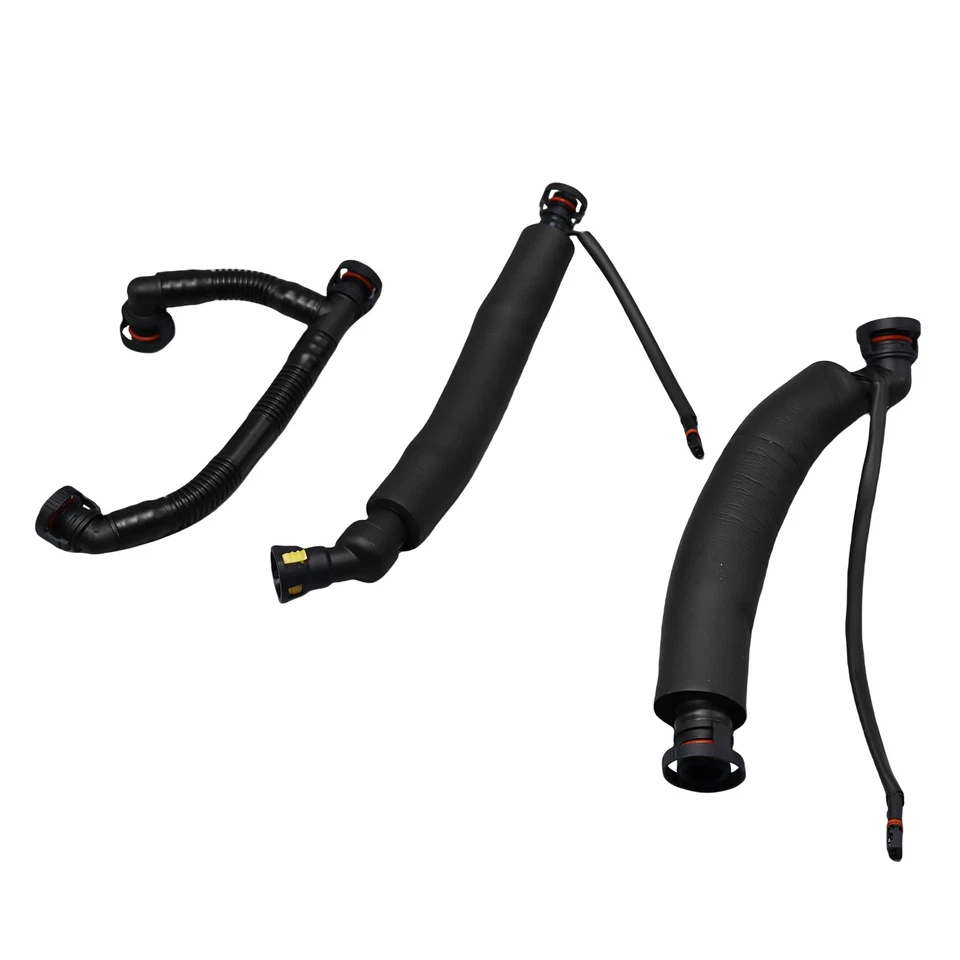 For 2006 325i 330i E90 2006-2007 525i 530i E60 New Crankcase Breather Hose Kit - Image 4 of 4