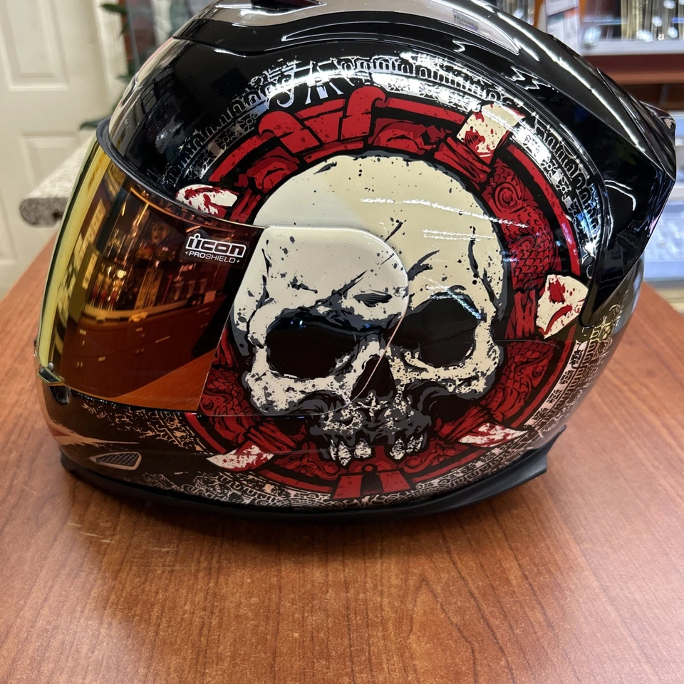 Icon Airframe Sacrifice Helmet Large 60cm - Free Shipping - Image 2 of 4