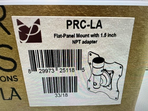 Premier Mounts PRC-LA - Montaggio su schermo piatto con 1,5 pollici. Adattatore NPT -NIB - Foto 2 di 4