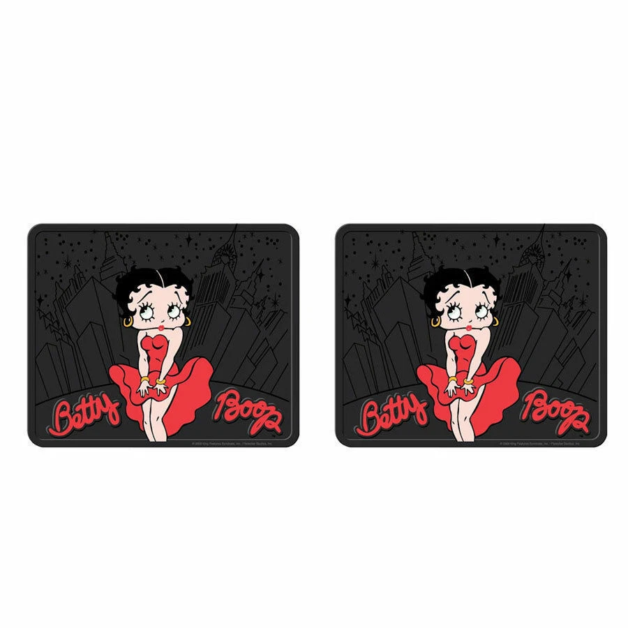 NUEVOS 4 PIEZAS BETTY BOOP Skyline Coche Camión Alfombrillas Delanteras Traseras de Goma para Todo Clima Foto 4 de 4