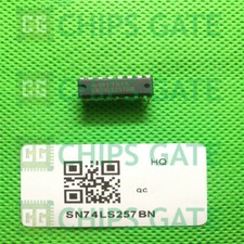 15PCS TI SN74LS257BN 74LS257 QUAD 2-1 DATA SEL/MUX PDIP16