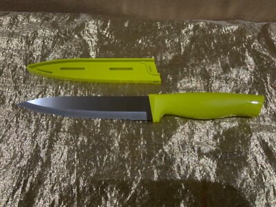 Tupperware New large and Beautiful Sierra Basic Knife Color Yellow Lime Green