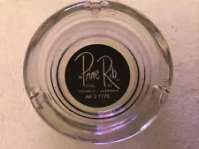 PRIME RIB RESTAURANT VINTAGE GLASS ASHTRAY, TRANSIT…SHERIDAN