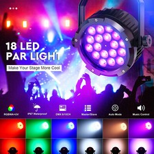 270W LED Par Can IP67 Waterproof Stage Light DMX Outdoor Concert Show Disco