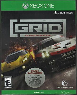 Grid - Ultimate Edition Xbox One (Brand New Factory Sealed US Version) Xbox One,