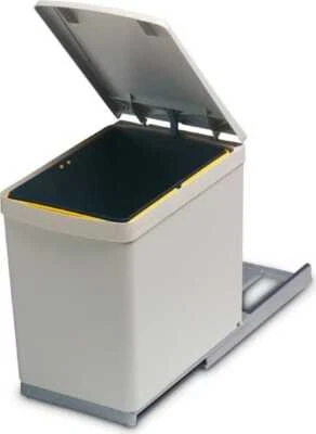 ROMAGNA PLASTIC Pattumiera Sottolavello Estraibile 16Lt Plastica Grigio 280