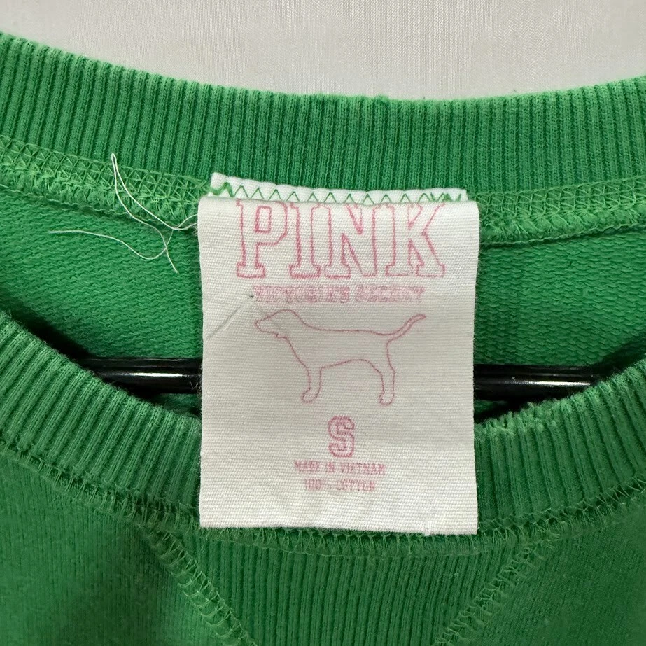 victoria-secret-vs love pink pullover logo sweatshirt