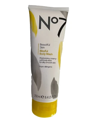 BOOTS NO. 7 Boots No7 Beautiful Skin Blissful Body Wash - Large 250ml - Brand New & Sealed