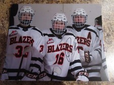 COLE PEARDON SIGNED 8X10 MATTE PHOTO PRINCE ALBERT RAIDERS (A)