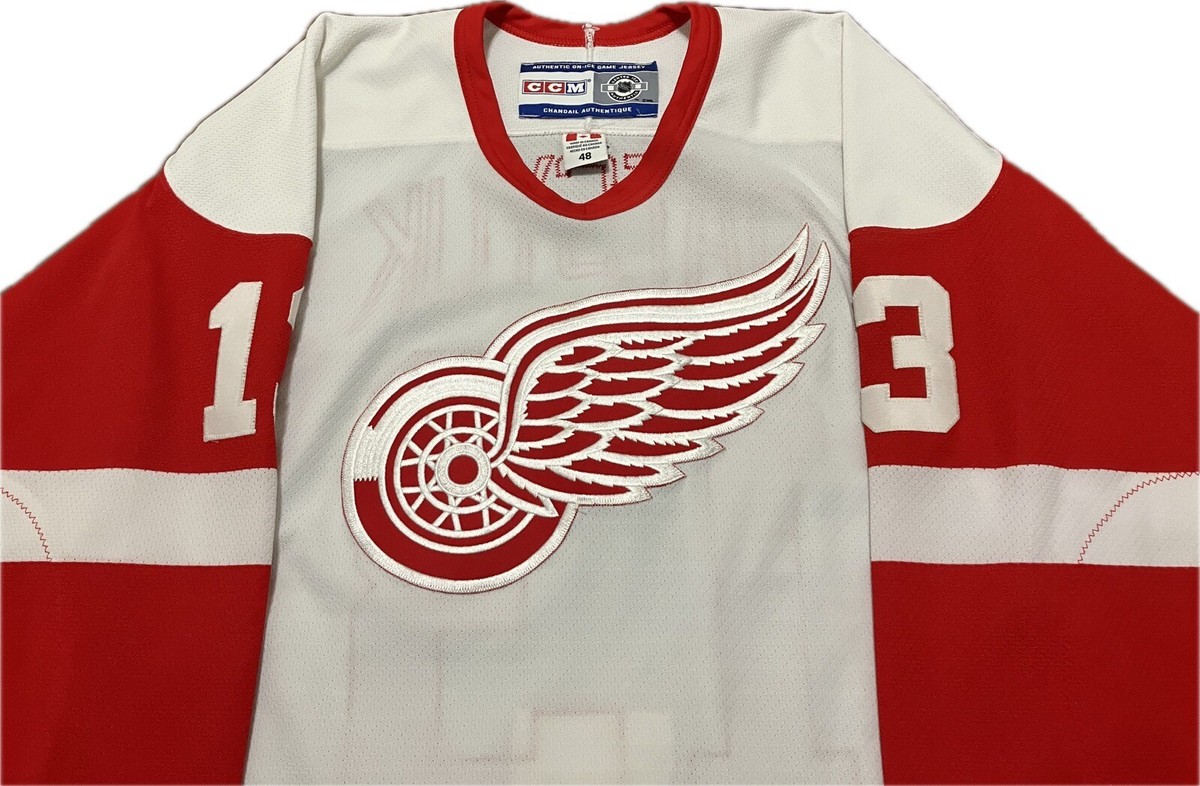 Detroit Red Wings Pavel Datsyuk CCM Authentic NHL Hockey Jersey 