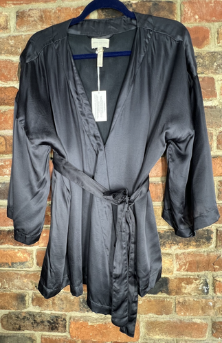 Laude The Label Womens Top Size Small Medium Black Kimono Wrap | eBay