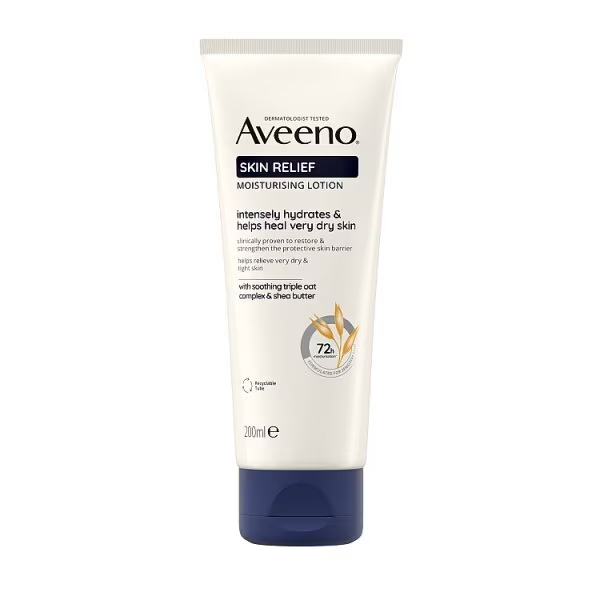 AVEENO SKIN RELIEF MOISTURISING LOTION WITH SHEA BUTTER - 200ML - Image 4