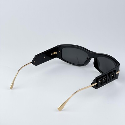 Fendi Women Sunglasses Black Smoke Grey Oval FE40120I SHADOW  display picture 3