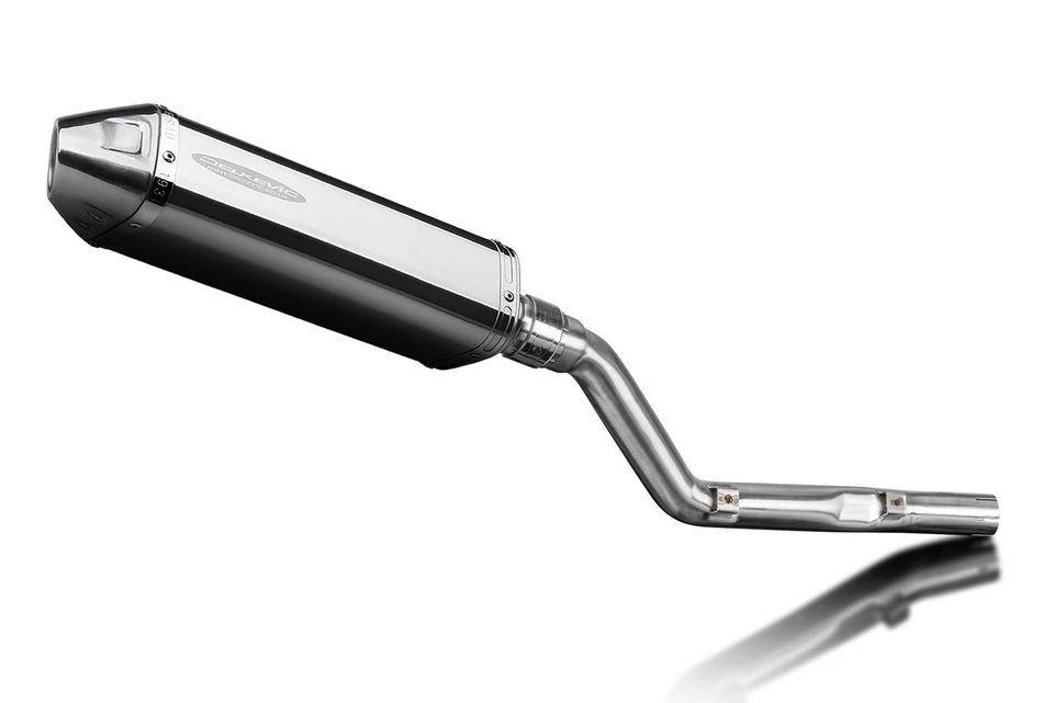 Silenciador de escape de acero inoxidable triovalado 13" para Suzuki DRZ400E DR-Z400E 2000-2009 Foto 2 de 4