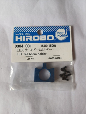 Hirobo Lex Heckausleger Halter CNC Aluminium für RC Modellhubschrauber 0304-031 1575