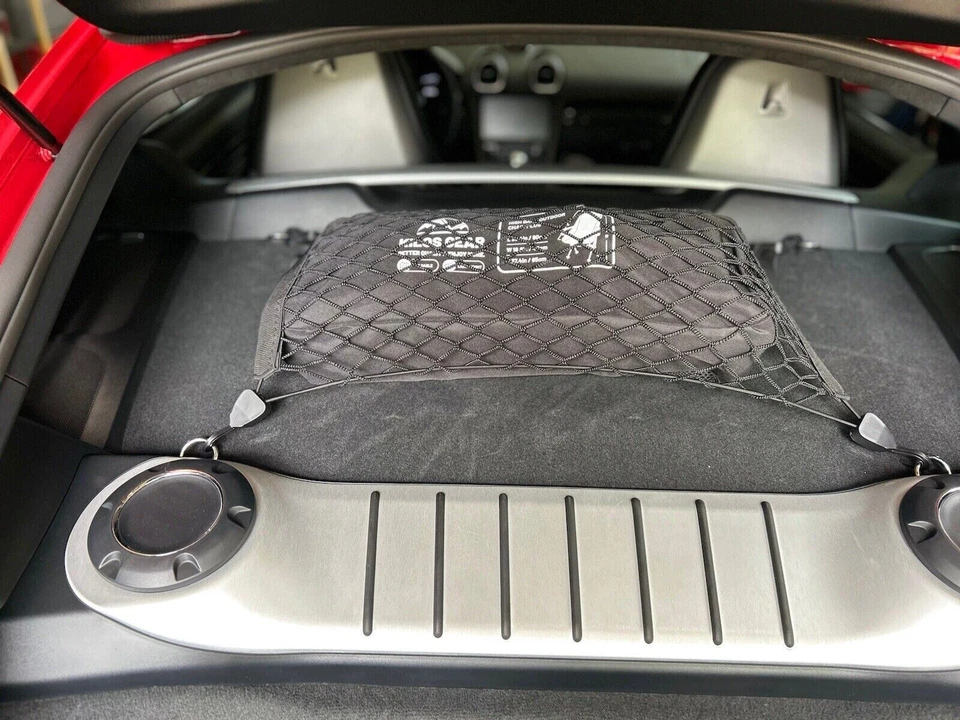 2 Rear Trunk Floor Style Upper and Lower Cargo Nets for PORSCHE CAYMAN 2006–2025 - Image 3 of 4
