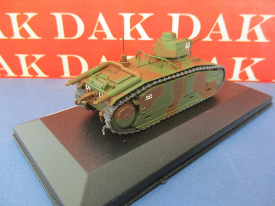 Die cast 1/72 Modellino Carro Armato Tank Char B1 Bis Verdun II France 1940 HB - Immagine 3 di 4