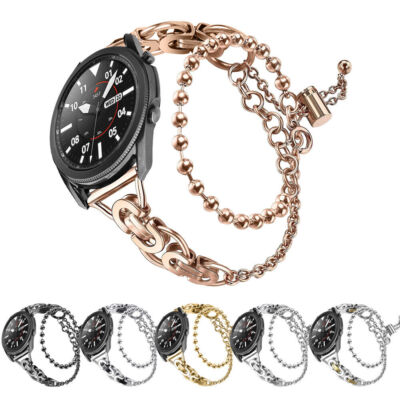 Women Bracelet Strap Double Link Band for Samsung Galaxy Watch 6 5 4 40/44/47mm