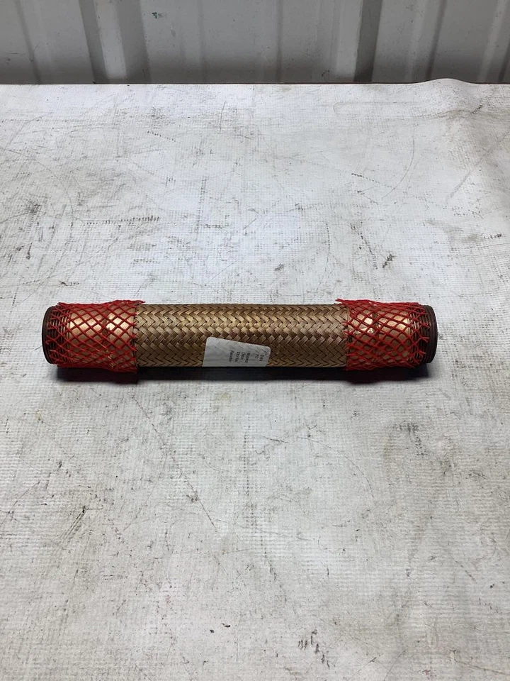 Corrugated Bronze Flex Hose Assembly 12" X 1 1/2" - Image 2 of 4