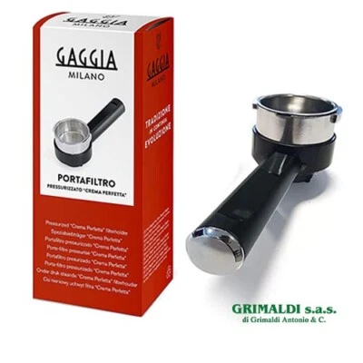 BRACCIO BRACCETTO PORTAFILTRO GAGGIA 2 TAZZE POEMIA VIA VENETO ORIGINALE