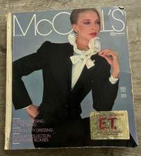 McCall&rsquo;s Sewing Pattern Book Counter Store Catalog Vintage December 1982 E.T.